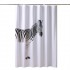 Thickened Waterproof Zebra Printing Shower Curtain Partition Washable Bathroom Accessories